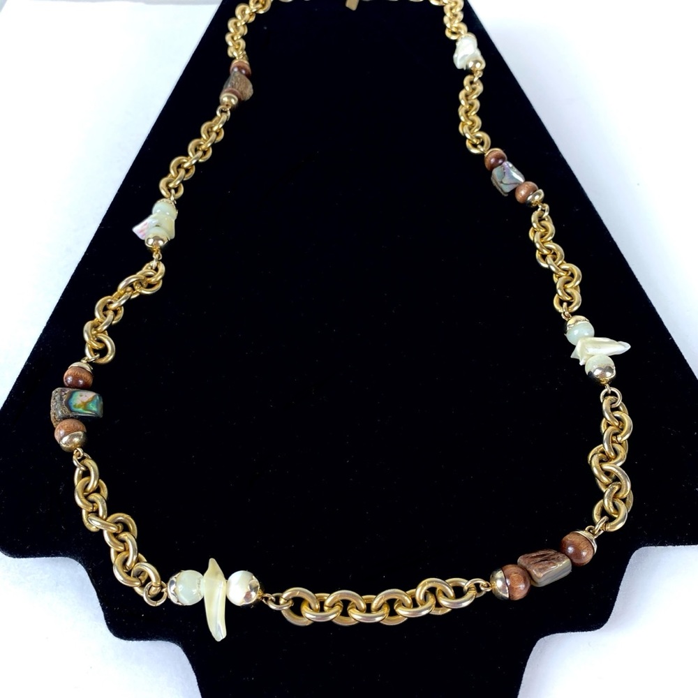 Vtg Kjl Kenneth Jay Lane Gold Chain Necklace - image 5